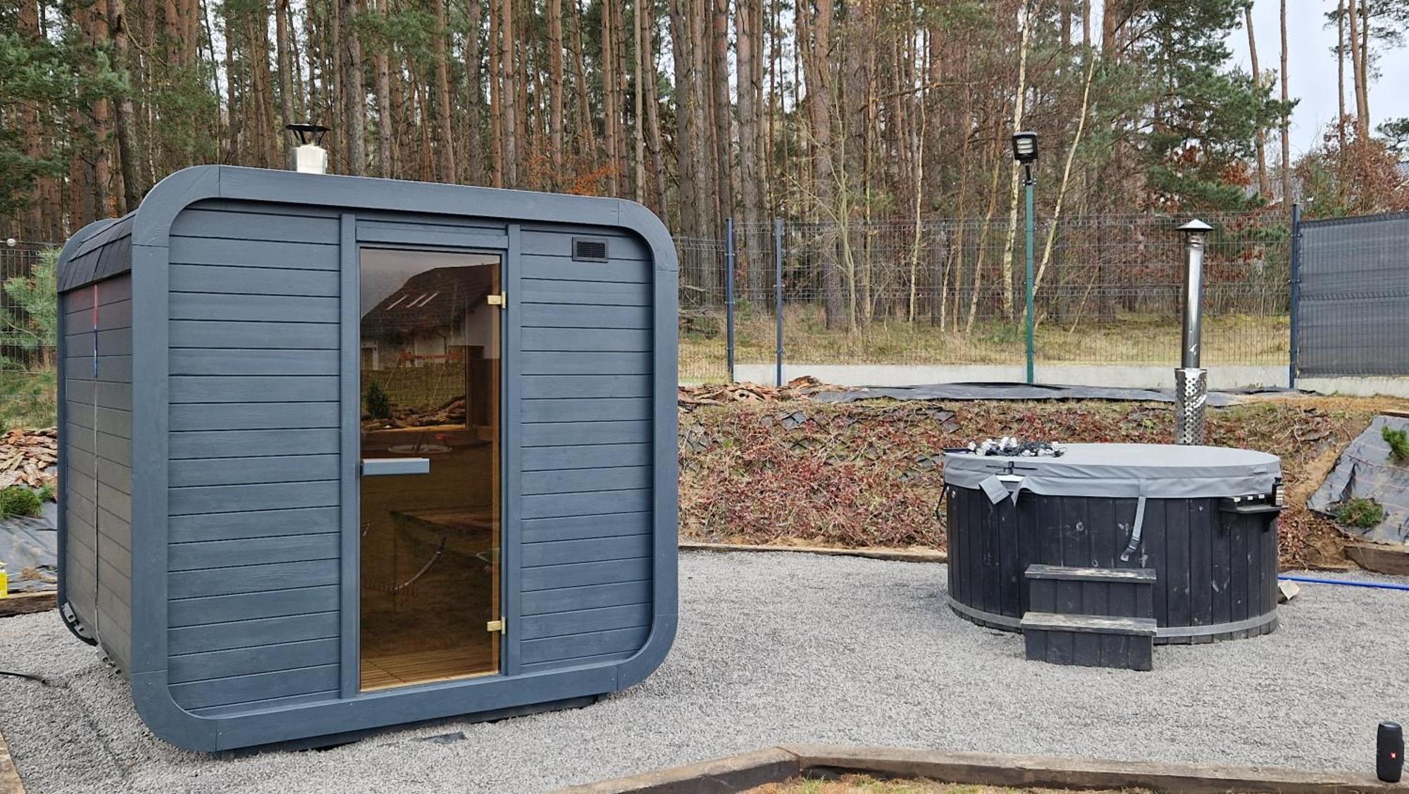 Bosko Domki Z Sauna I Balia W Sulminie Obok Gdanska Екстериор снимка